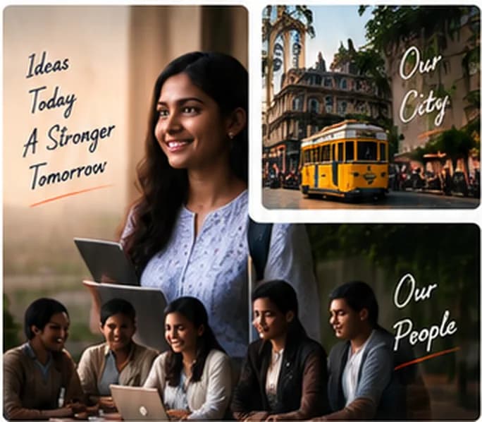 A young woman with a tablet, a Kolkata tram, and a team of young founders
