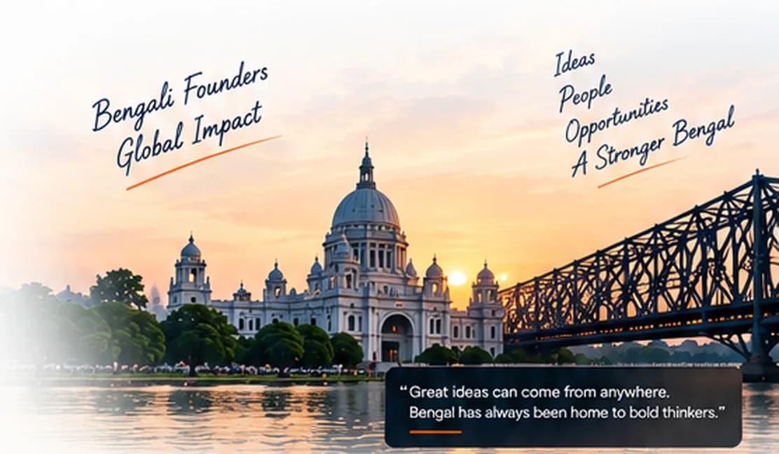 Victoria Memorial and Howrah Bridge at sunrise